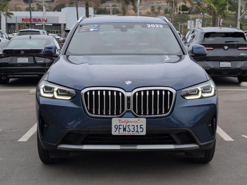 Phytonic Blue Metallic 2023 BMW X3 xDrive30i