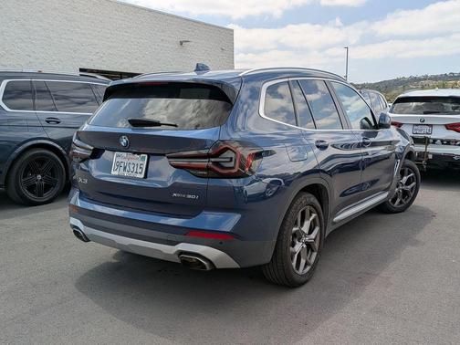 Phytonic Blue Metallic 2023 BMW X3 xDrive30i