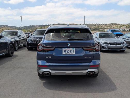 Phytonic Blue Metallic 2023 BMW X3 xDrive30i