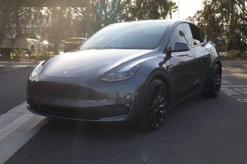 Gray 2022 Tesla Model Y Performance