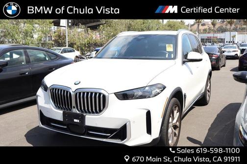 Mineral White Metallic 2024 BMW X5 sDrive40i