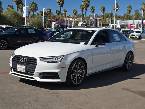 Glacier White 2018 Audi A4 2.0T Premium