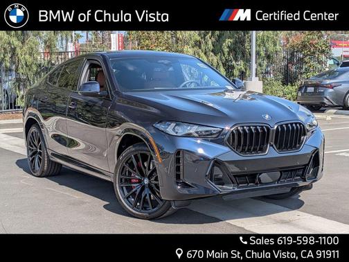Carbon Black Metallic 2027 BMW X6 xDrive40i