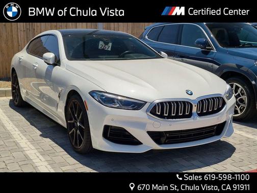 Mineral White Metallic 2024 BMW 840 Gran Coupe i