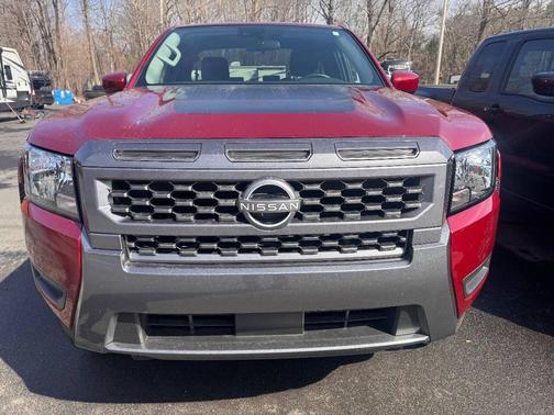 Red 2025 Nissan Frontier SV