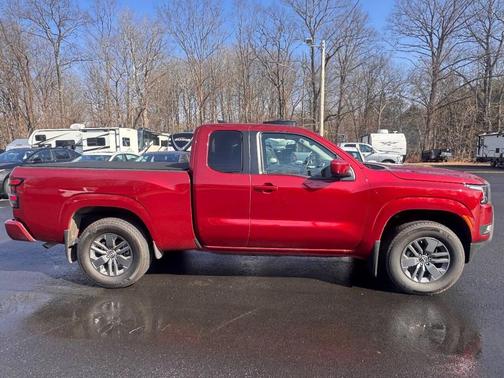 Red 2025 Nissan Frontier SV