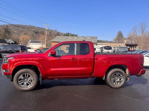 Red 2025 Nissan Frontier SV