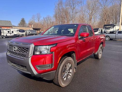 Red 2025 Nissan Frontier SV