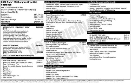 2022 RAM 1500 Laramie