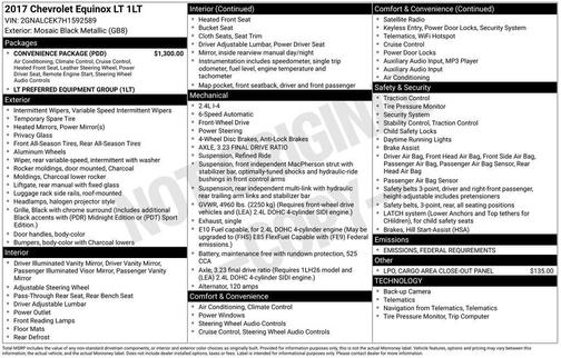 2017 Chevrolet Equinox 1LT