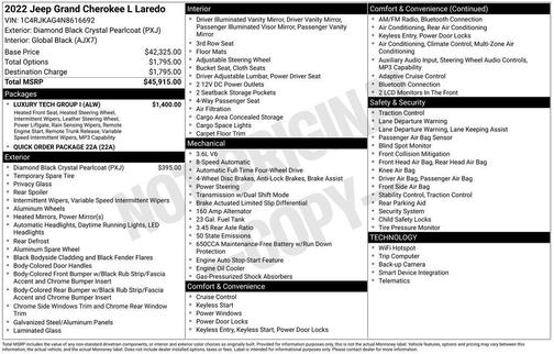 2022 Jeep Grand Cherokee L Laredo