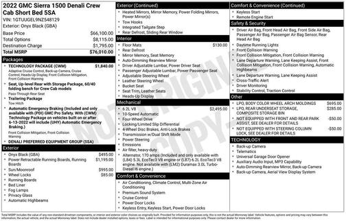 2022 GMC Sierra 1500 Denali