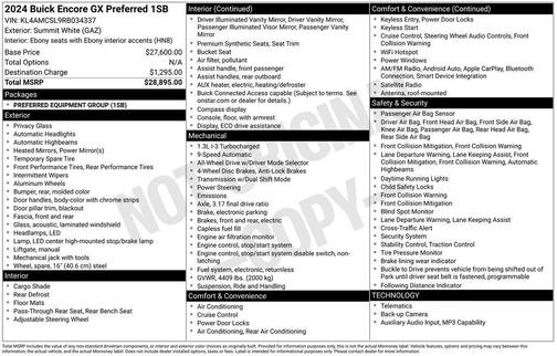 2024 Buick Encore GX Preferred