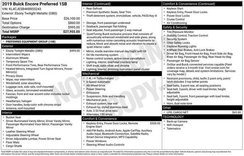 2019 Buick Encore Preferred