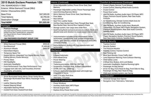 2015 Buick Enclave Premium
