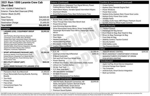 2021 RAM 1500 Laramie