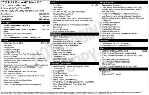 2023 Buick Encore GX Select