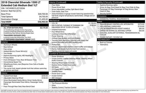 2018 Chevrolet Silverado 1500 1LT