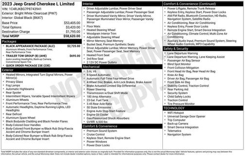 2023 Jeep Grand Cherokee L Limited