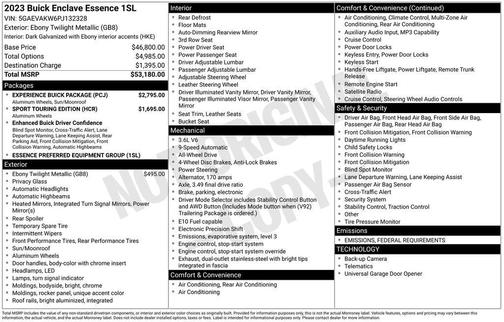 2023 Buick Enclave Essence AWD