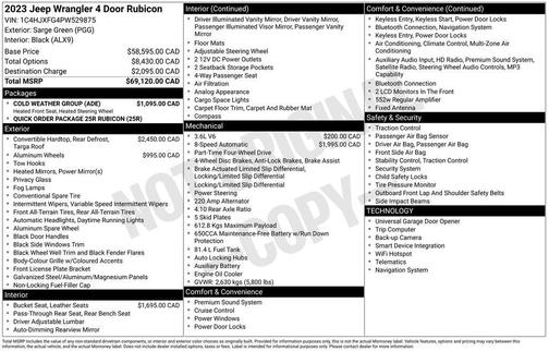 2023 Jeep Wrangler Rubicon