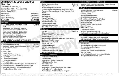 2023 RAM 1500 Laramie