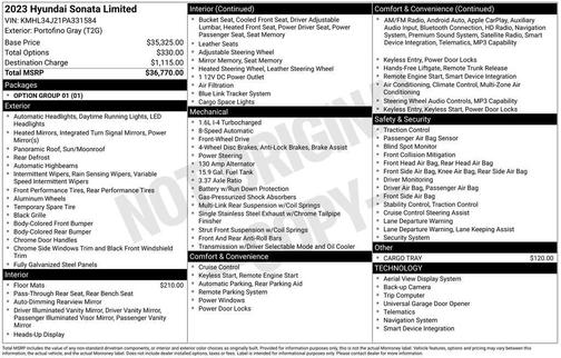 2023 Hyundai SONATA Limited