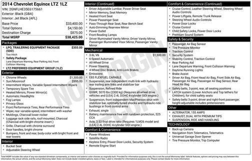 2014 Chevrolet Equinox LTZ