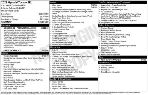 2022 Hyundai TUCSON SEL