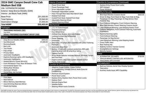 2024 GMC Canyon Denali