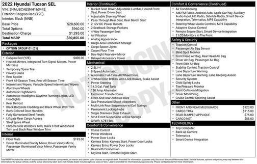 2022 Hyundai TUCSON SEL