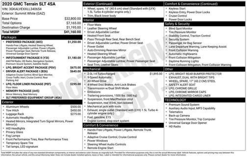 2020 GMC Terrain SLT