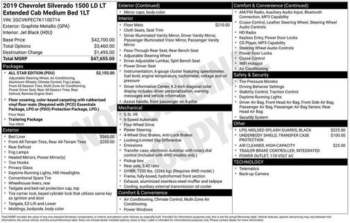 2019 Chevrolet Silverado 1500 2LT