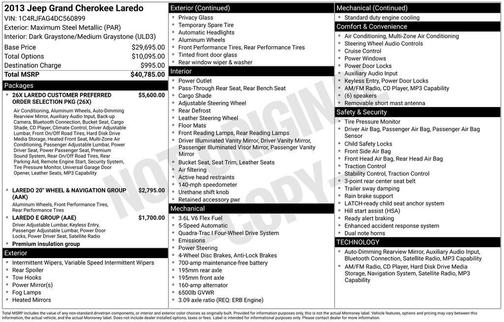 2013 Jeep Grand Cherokee Laredo