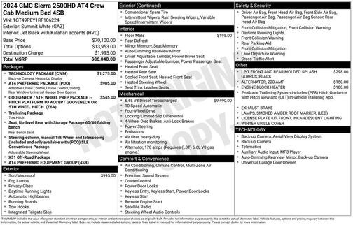 2024 GMC Sierra 2500 AT4