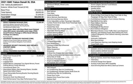 2021 GMC Yukon XL Denali