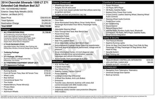 2014 Chevrolet Silverado 1500 2LT