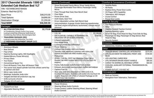 2017 Chevrolet Silverado 1500 1LT