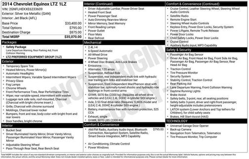 2014 Chevrolet Equinox LTZ