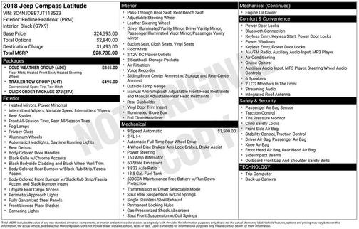 2018 Jeep Compass Latitude