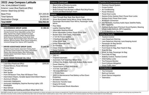 2022 Jeep Compass Latitude