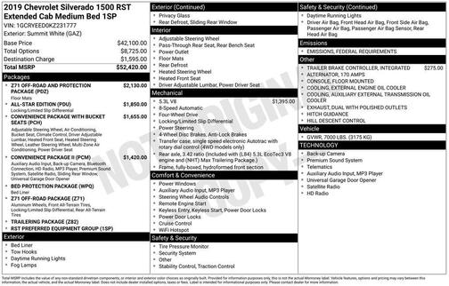 2019 Chevrolet Silverado 1500 RST