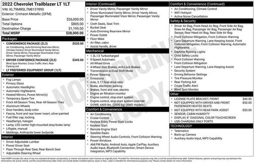 2022 Chevrolet Trailblazer LT