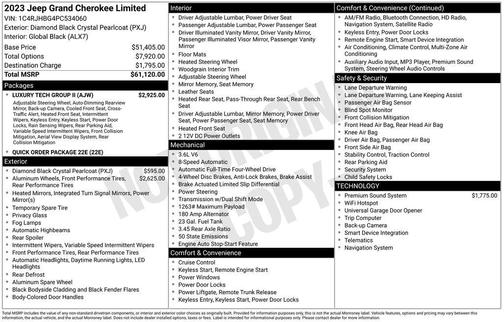 2023 Jeep Grand Cherokee Limited