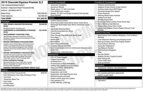 2019 Chevrolet Equinox Premier w/2LZ
