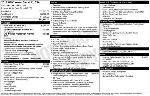 2017 GMC Yukon XL Denali