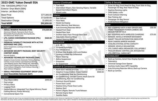 2023 GMC Yukon Denali
