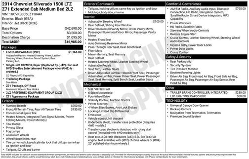 2014 Chevrolet Silverado 1500 LTZ