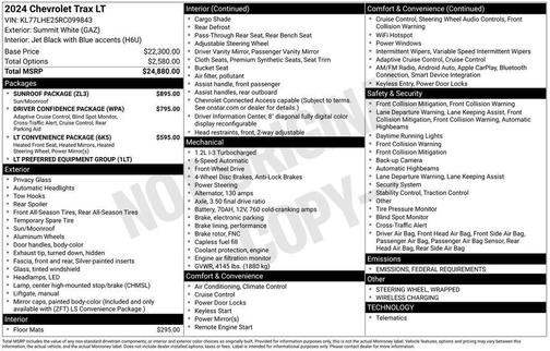 2024 Chevrolet Trax LT