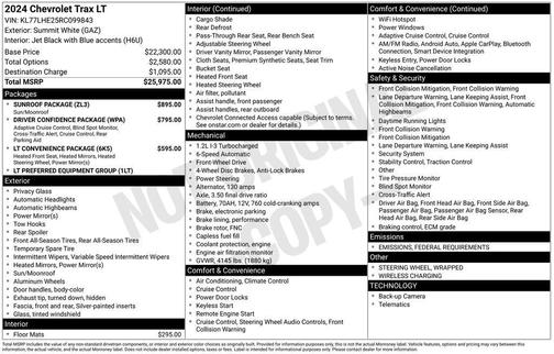 2024 Chevrolet Trax LT